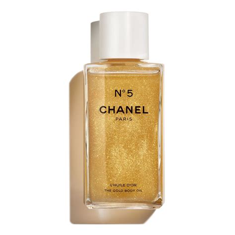 chanel body oil no 5|chanel body oil shimmer.